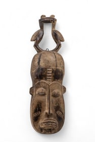 Large 34" older Wooden African Ritual Mask