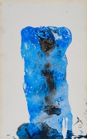 Louise Janin, Cosmogram, Mixed Media on Paper Painting, Signed