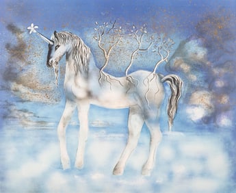 Salvador Dalí, “The Unicorn," Artist’s Proof Lithograph