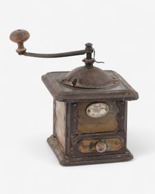 PP&M Garantie Metal and Wood Coffee Grinder