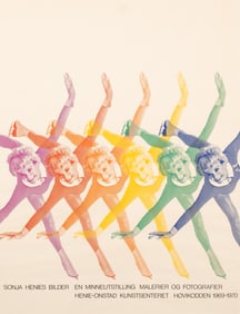 Sonja Henie Exhibition Poster, Høvikodden, 1969–1970