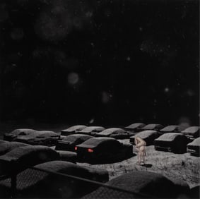 Mr. Strange Signed, Le Parking, Limited Edition Silkscreen