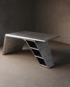 21st-Century Timothy Oulton Style Aviator Desk
