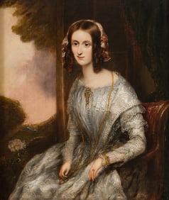 Mystery Artist: British Oil on Panel Painting, Early 19th Century