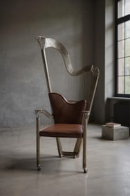 Alain Aparicio, 'Musical Chairs' Harp Armchair, Late 20th Century