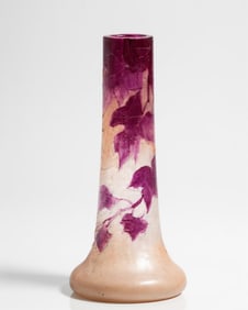 Legras Signed French Art Glass Vase, Early 20th Century