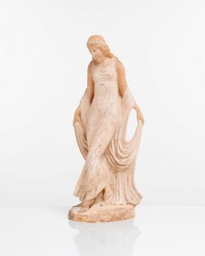 Joseph Emmanuel Cormier Art Nouveau Deco Terracotta Sculpture, Circa 1920