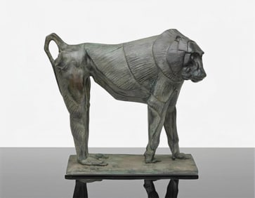 Rembrandt Bugatti Fine Detailed Casting of Bugatti's 1910 Iconic 'Sacred Baboon'