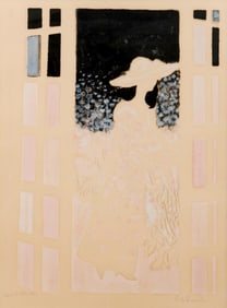 André Brasilier Signed Lithograph the Secret Garden, 1974, Edition 36/50