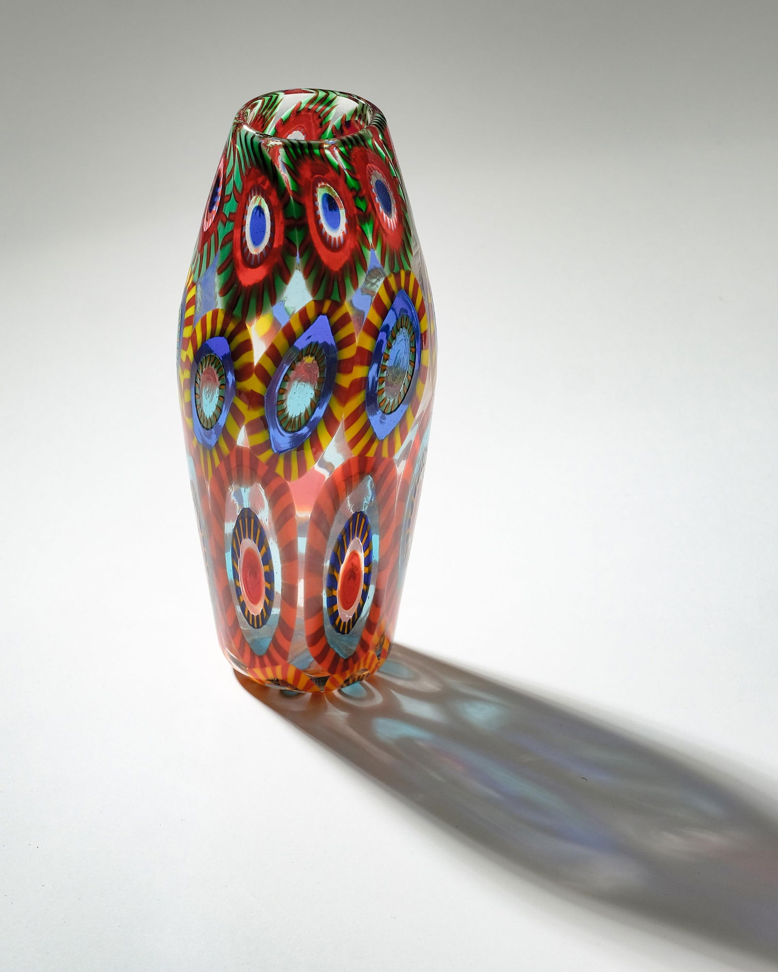 Murano Millefiori Art Glass Vase, Eli Vetri dArte (Labeled) (1 of 8)