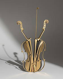 Arman (Armand Fernandez) Signed, Violin of Venice, Bronze Sculpture, 2004, Numbered 7/99: Keywords: Postmodernism, Contemporary Art, Abstract Expressionism, Modernist Sculpture, Avant-Garde Movement, Late 20th Century Art, Pablo Picasso style, Salvador Dali style, Henry Moore style, bronze