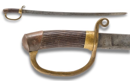 Russian Brass-Hilt Sabre, Late 19thEarly 20th Century