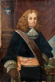 German School, 17th Century, Portrait of Captain Georg Christoph von Volckamer Obrister, Oil on