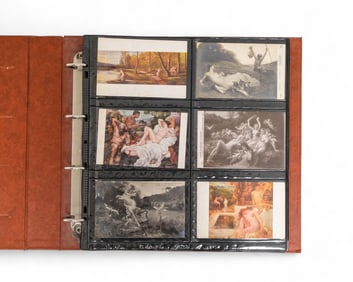 Victorian Collector's Trade Souvenir Cards Album, 19th c. Artists