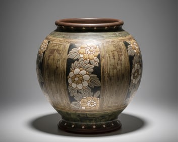 Large Charles Catteau (1880-1966), Art Deco Vase, Circa 1920, Marked Keramis - Made in Belgium