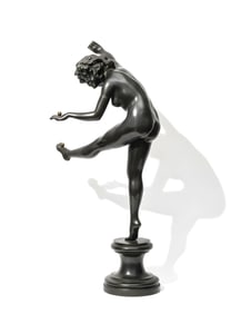 Claire Colinet (1880-1950) - "The Juggler", Large Bronze Art Deco Sculpture Signed