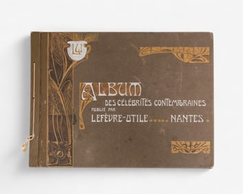 LU Lefevre-Utile Art Nouveau Trade Card Album, c.1900
