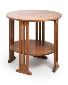 Stickley Oak Side Table, Mission Style, Circa 1970