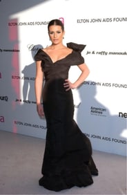 Oscar De La Renta Couture Pre-Fall 2010 Silk Faille Draped Gown