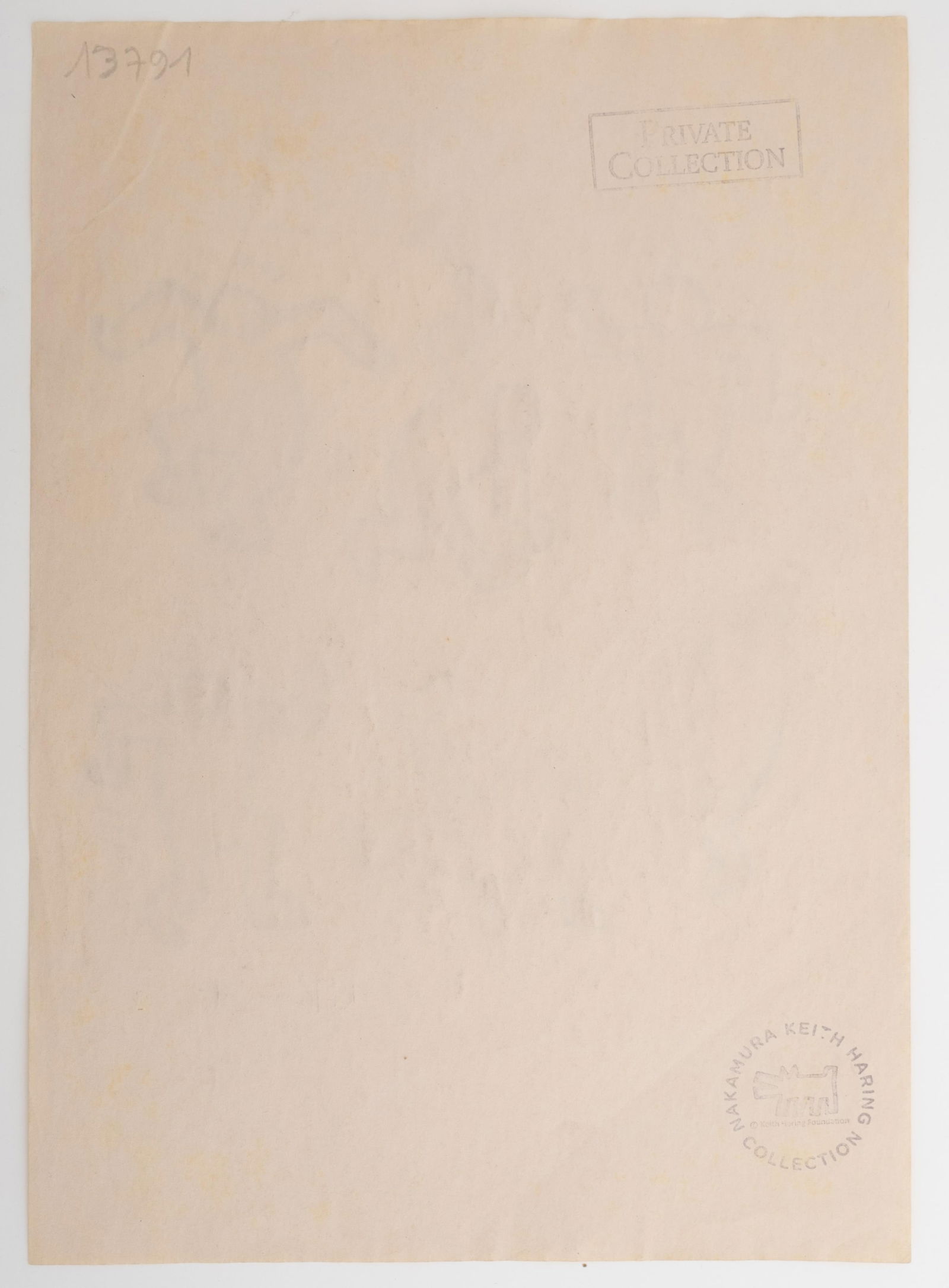 Keith Haring, Dancing Figures, Signed Color Drawing - 6