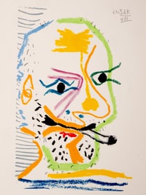 Pablo Ruiz Picasso (After) Edition Color Lithograph from 1964 Portfolio