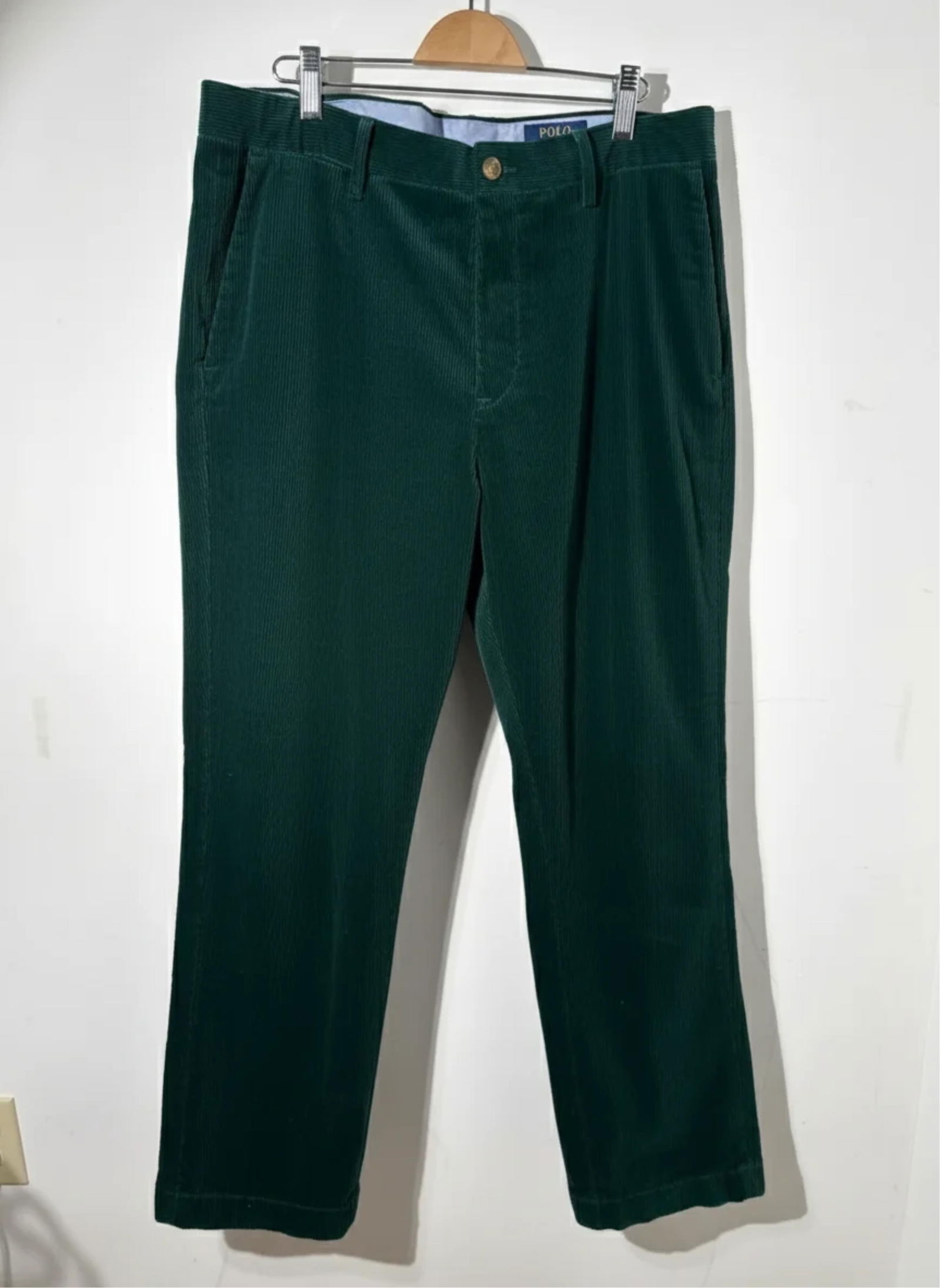 Polo Ralph Lauren, Men's Green Corduroy Pants, Blazer Not Included - 2