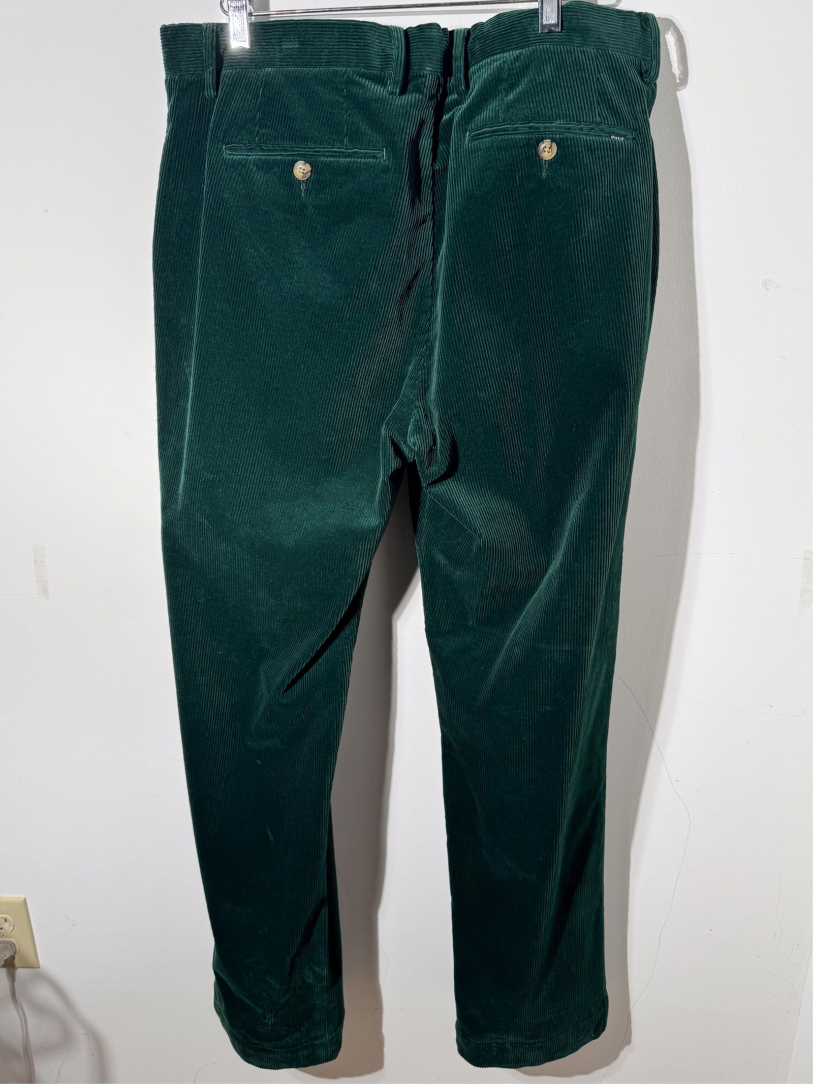 Polo Ralph Lauren, Men's Green Corduroy Pants, Blazer Not Included - 3