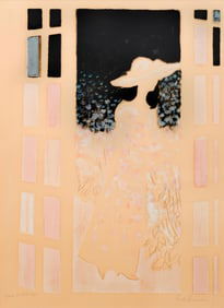 André Brasilier Signed Lithograph The Secret Garden, 1974, Edition 36/50