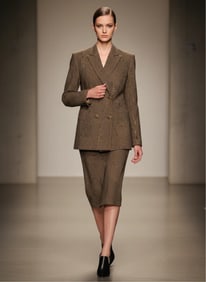 Maison Margiela, Designer Couture Men's Cotton Striped Sports Coat