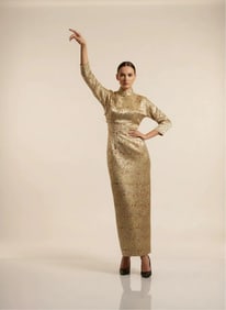 Traditional Chinese Silk Qipao from Hong Kong, Size Small