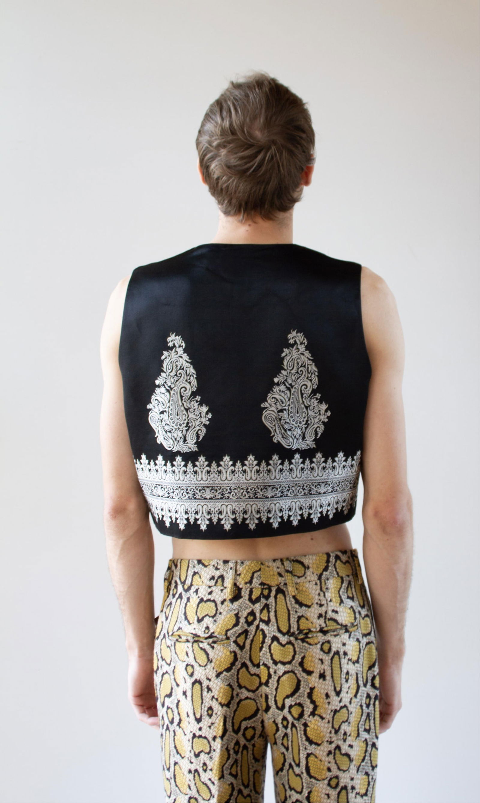 ETRO, Python Pattern Bell Bottom Style Pant - 12