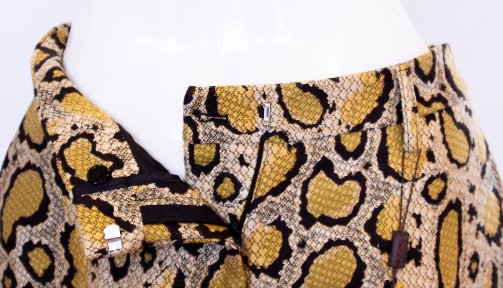 ETRO, Python Pattern Bell Bottom Style Pant - 3