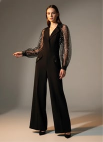 Elisabetta Franchi, Evening Jumpsuit with Pockets