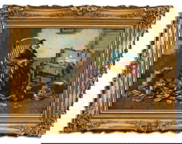 Harry Herman Roseland, American, 19th Century, Signed Oil on Canvas Painting