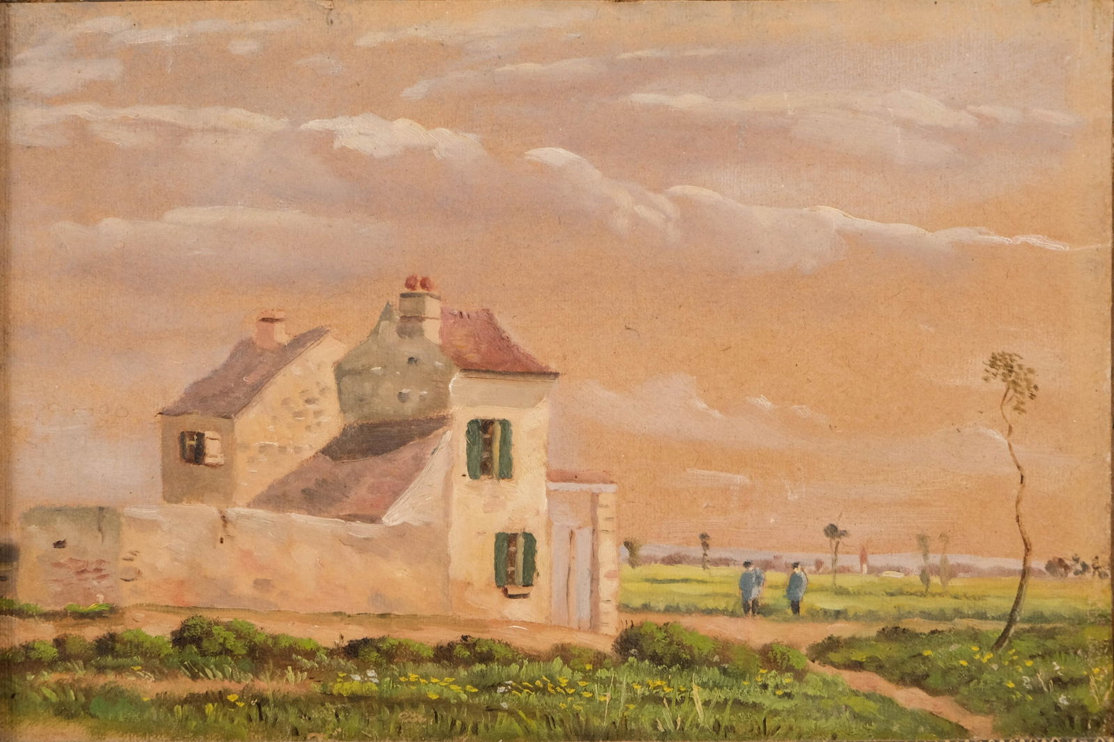 Eugène Cicéri, Pavilion at L’Haÿ-les-Roses, Oil on Paper, 19th Century (1 of 12)