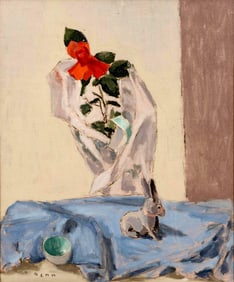 Benn (Bencion Rabinowicz), Signed oil on canvas board dated 1974,