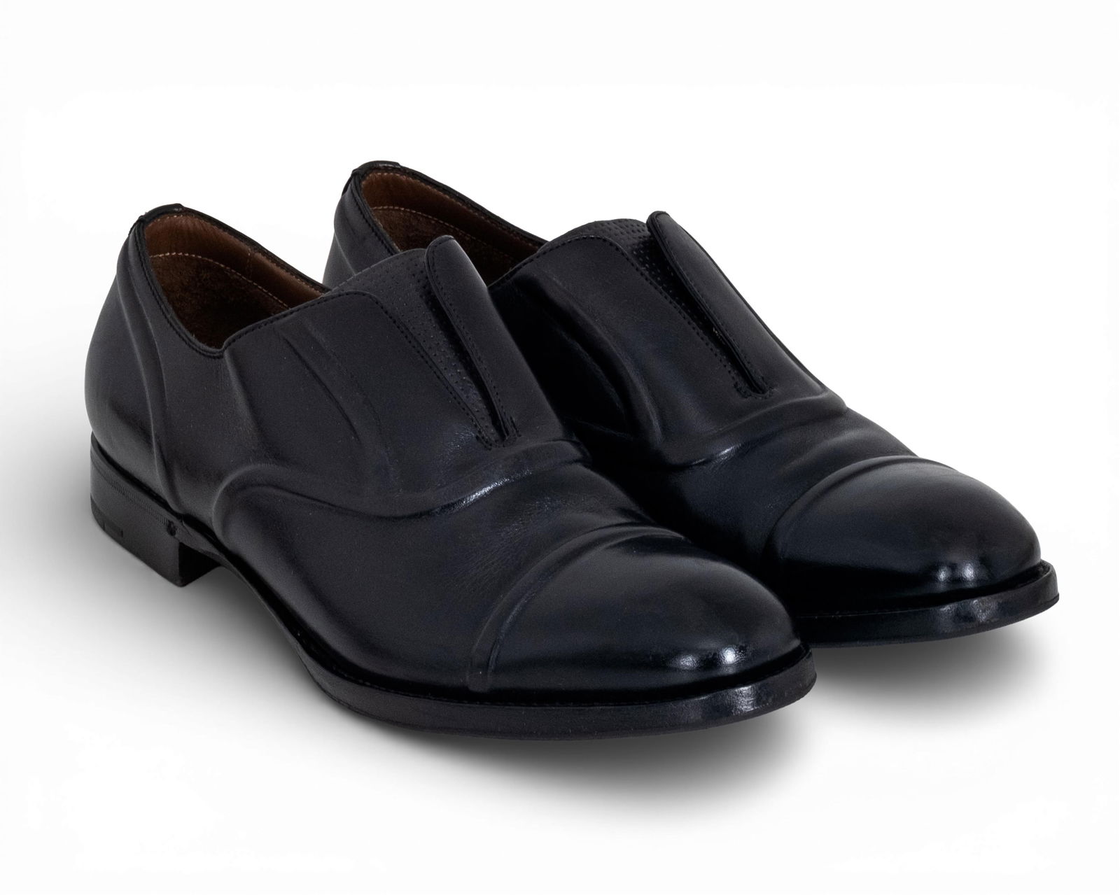 Ermenegildo Zegna Couture Laceless Oxford Shoes, US 9D (1 of 10)