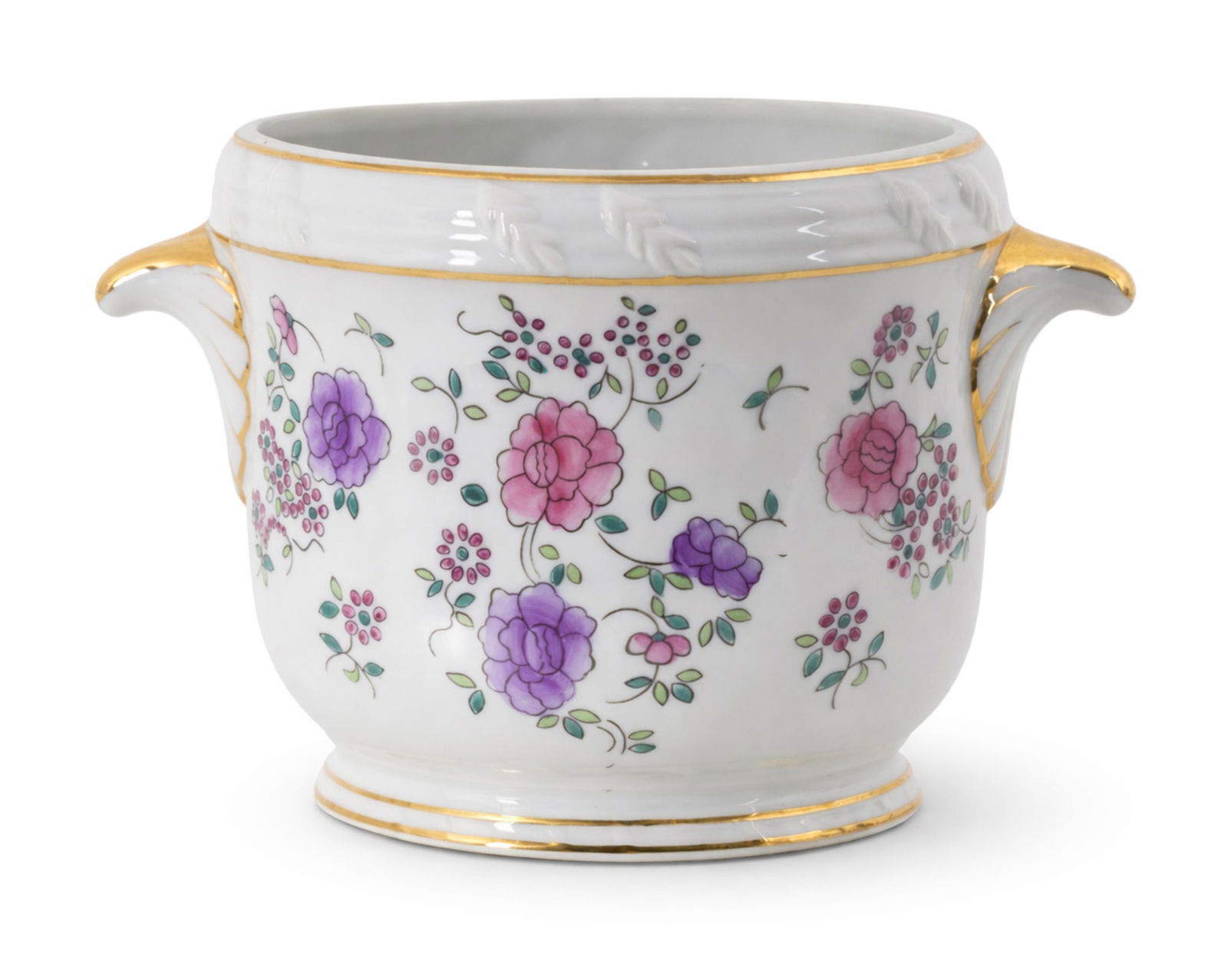 Lord & Taylor Limited Edition Japanese Ceramic Jardinière, Noble Peony Pattern (1 of 9)