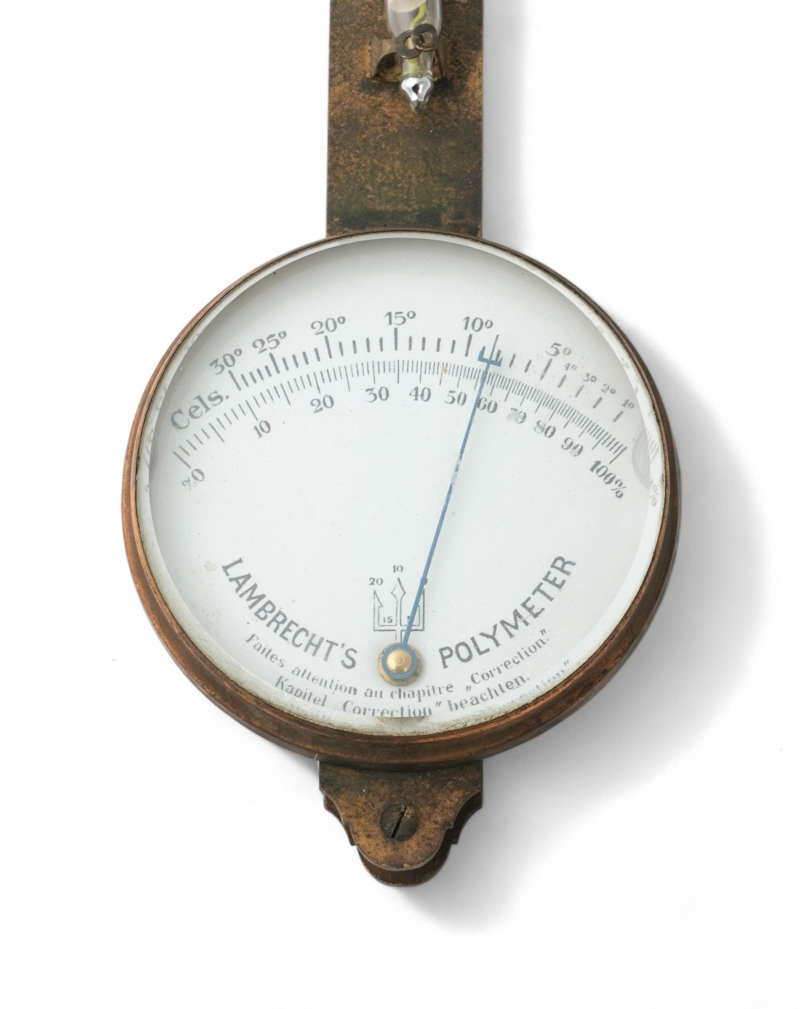 Lambrecht’s Polymeter Hygrometer/Thermometer, Circa 1880 - 2