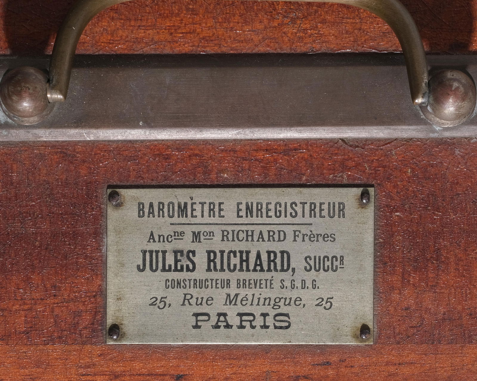 Jules Richard Vidie Eight Day Capsule Barograph, No. 49116, 19th Century - 3