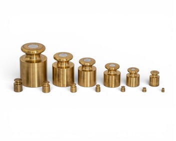 Ohaus Sto-A-Weight Brass Calibration Weight Set With Case