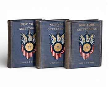 New York at Gettysburg, Three-Volume Illustrated Set With Folding Maps