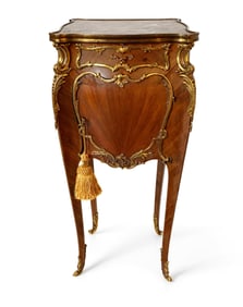 François Linke Signed Art Nouveau Humidor Table