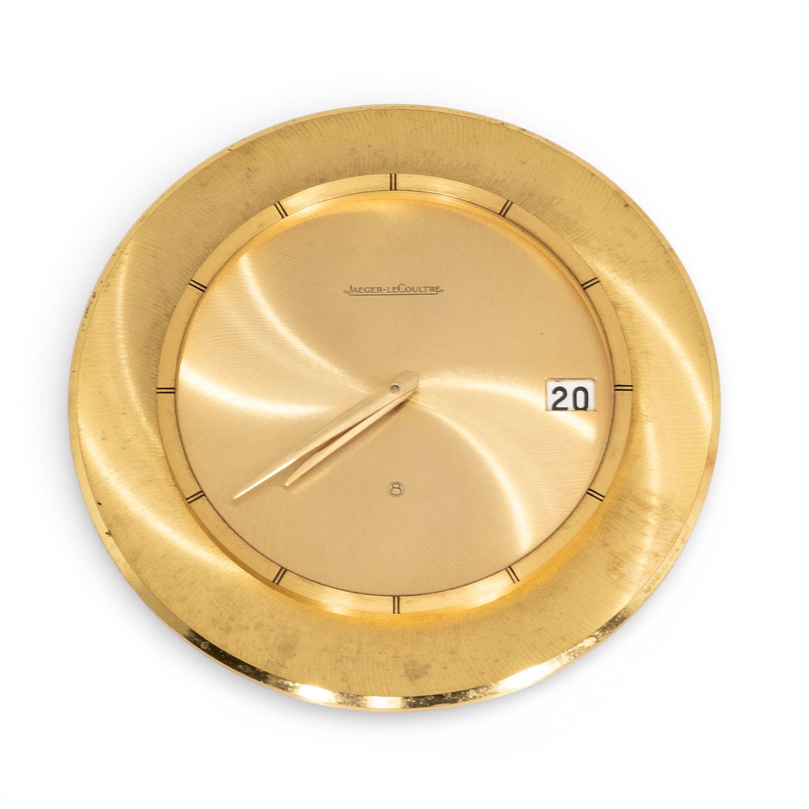 Jaeger-LeCoultre Mid-Century Modern Brass Desk Clock (1 of 6)