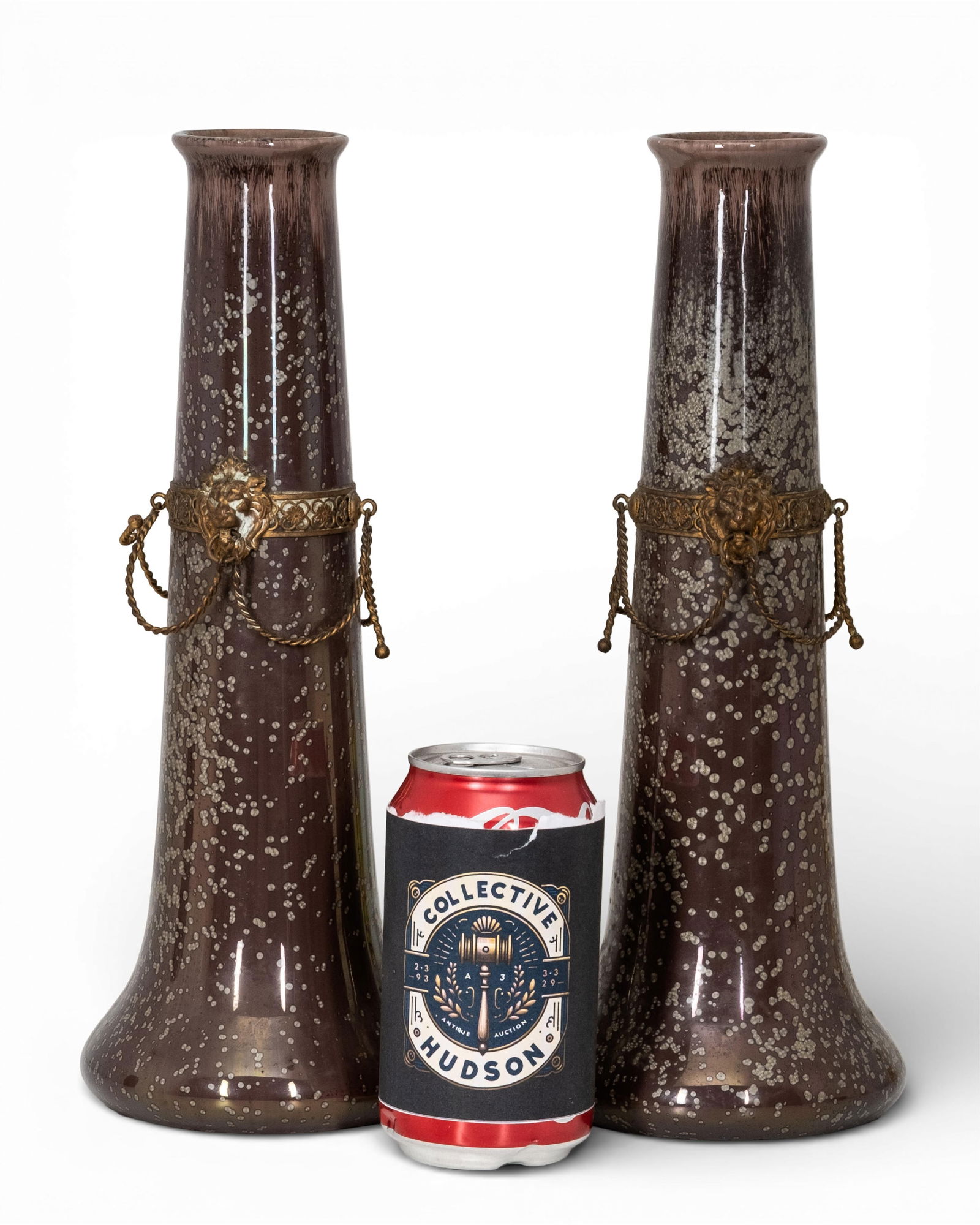 Paul Utzschneider & Cie., Sarreguemines Art Nouveau Pottery Vases - 3