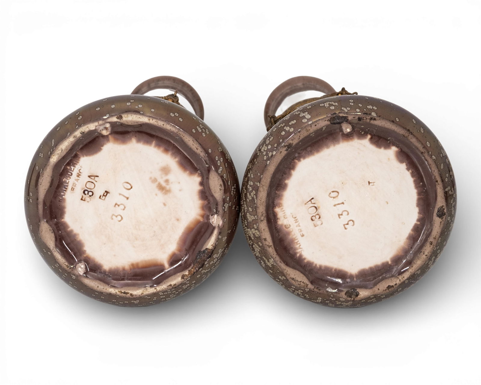 Paul Utzschneider & Cie., Sarreguemines Art Nouveau Pottery Vases - 7