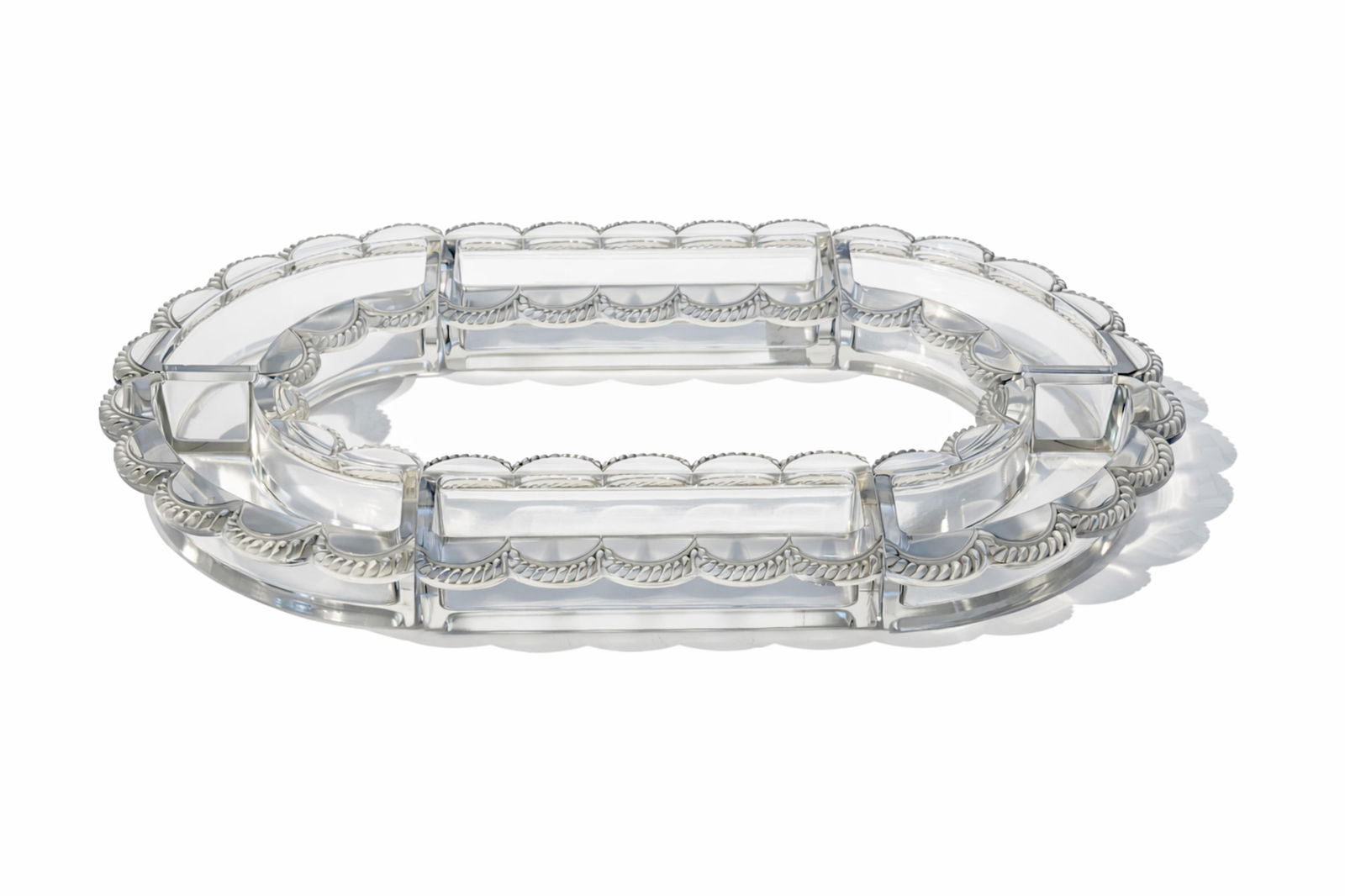 Lalique France Art Deco Signed 6-Piece Centerpiece (1 of 3)