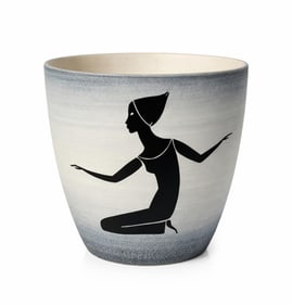 Sèvres Signed Milet Mid-Century Modern Porcelain Vase