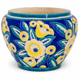 Charles Catteau For Keramis Belgian Art Deco Jardiniere