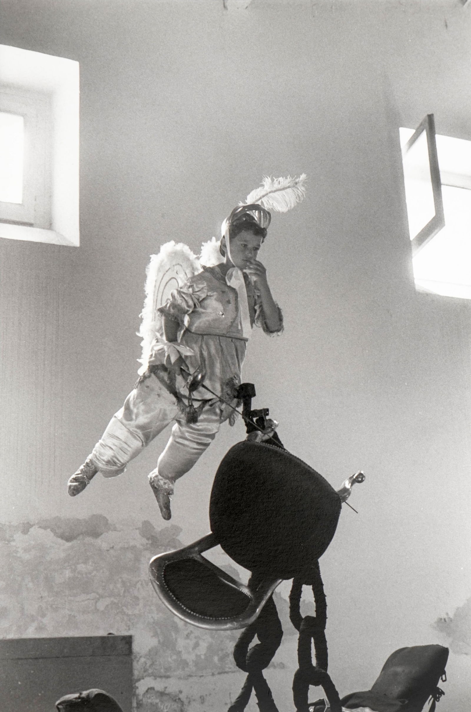 François Le Diascorn 'Angels' Silver Gelatin Photographic Print, Italy, 1998, Author's Credits and (1 of 4)